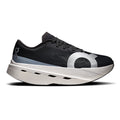 On Women's Cloudboom Volt - BlackToe Running#colour_white-black