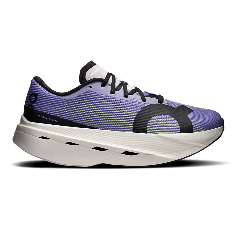 On Women's Cloudboom Volt - BlackToe Running#colour_juniper-limelight