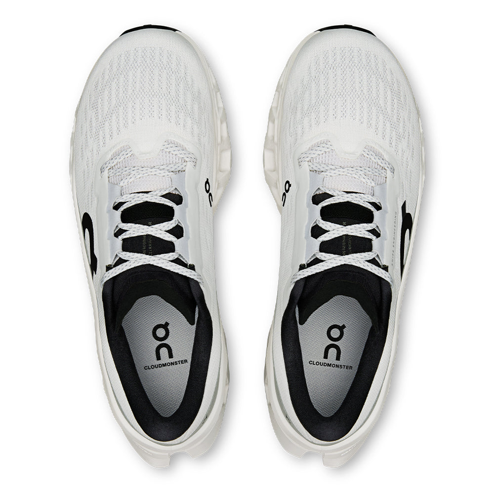 On Women’s Cloudmonster 3 - BlackToe Running#colour_white-white