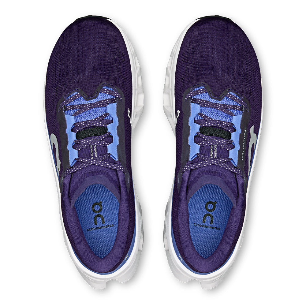 On Women’s Cloudmonster 3 - BlackToe Running#colour_nebula-ivory
