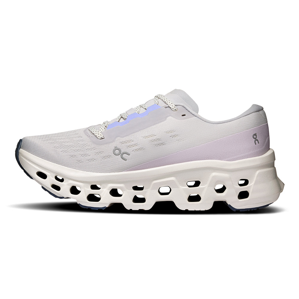On Women’s Cloudmonster 3 - BlackToe Running#colour_frost-ivory