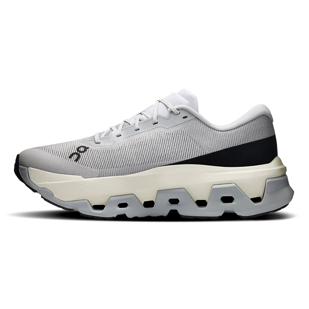 On Women's Cloudmonster 3 Hyper - BlackToe Running#colour_glacier-black
