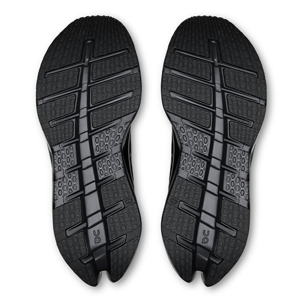 On Women's Cloudrunner 3 - BlackToe Running#colour_black-black