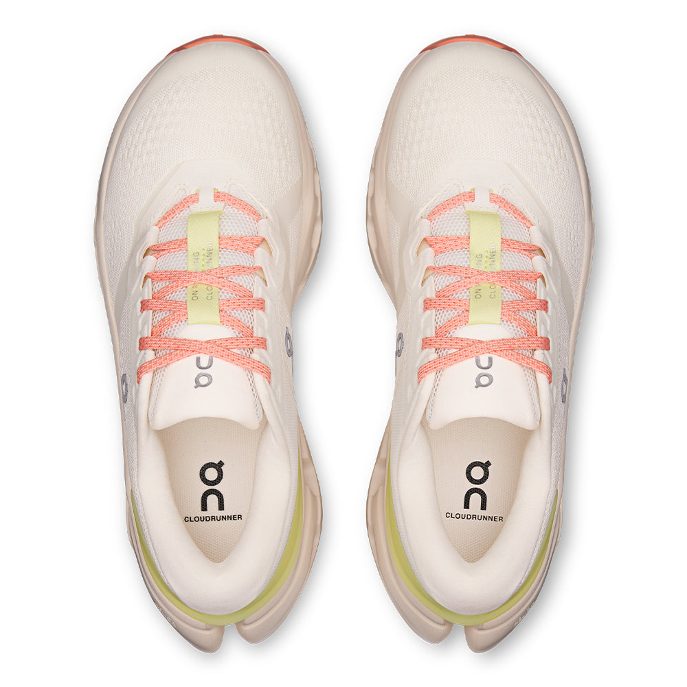 On Women's Cloudrunner 3 - BlackToe Running#colour_ivory-dew