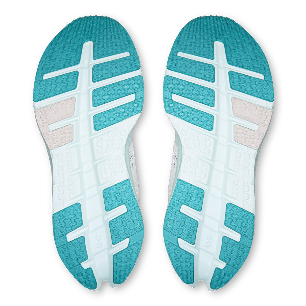 On Women's Cloudrunner 3 - BlackToe Running#colour_ivory-aquamarine
