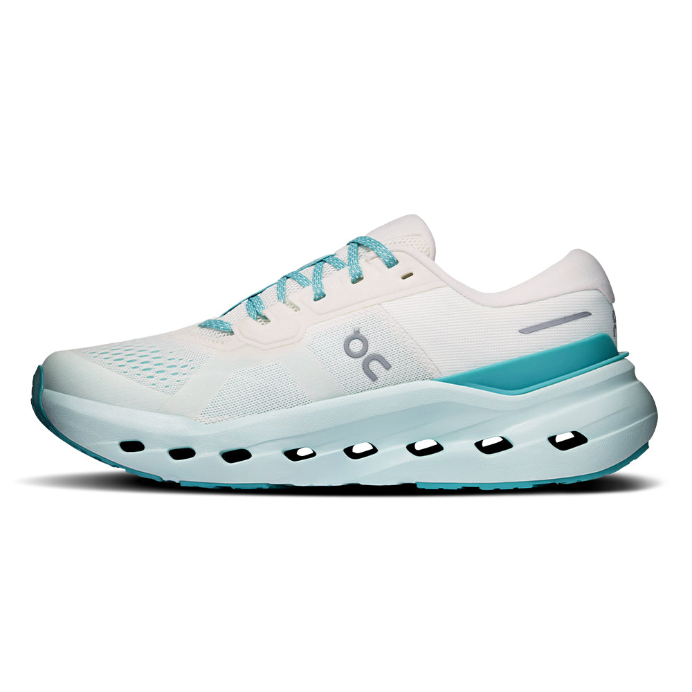 On Women's Cloudrunner 3 - BlackToe Running#colour_ivory-aquamarine