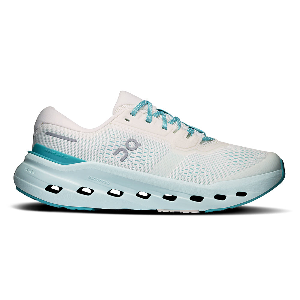 On Women's Cloudrunner 3 - BlackToe Running#colour_ivory-aquamarine