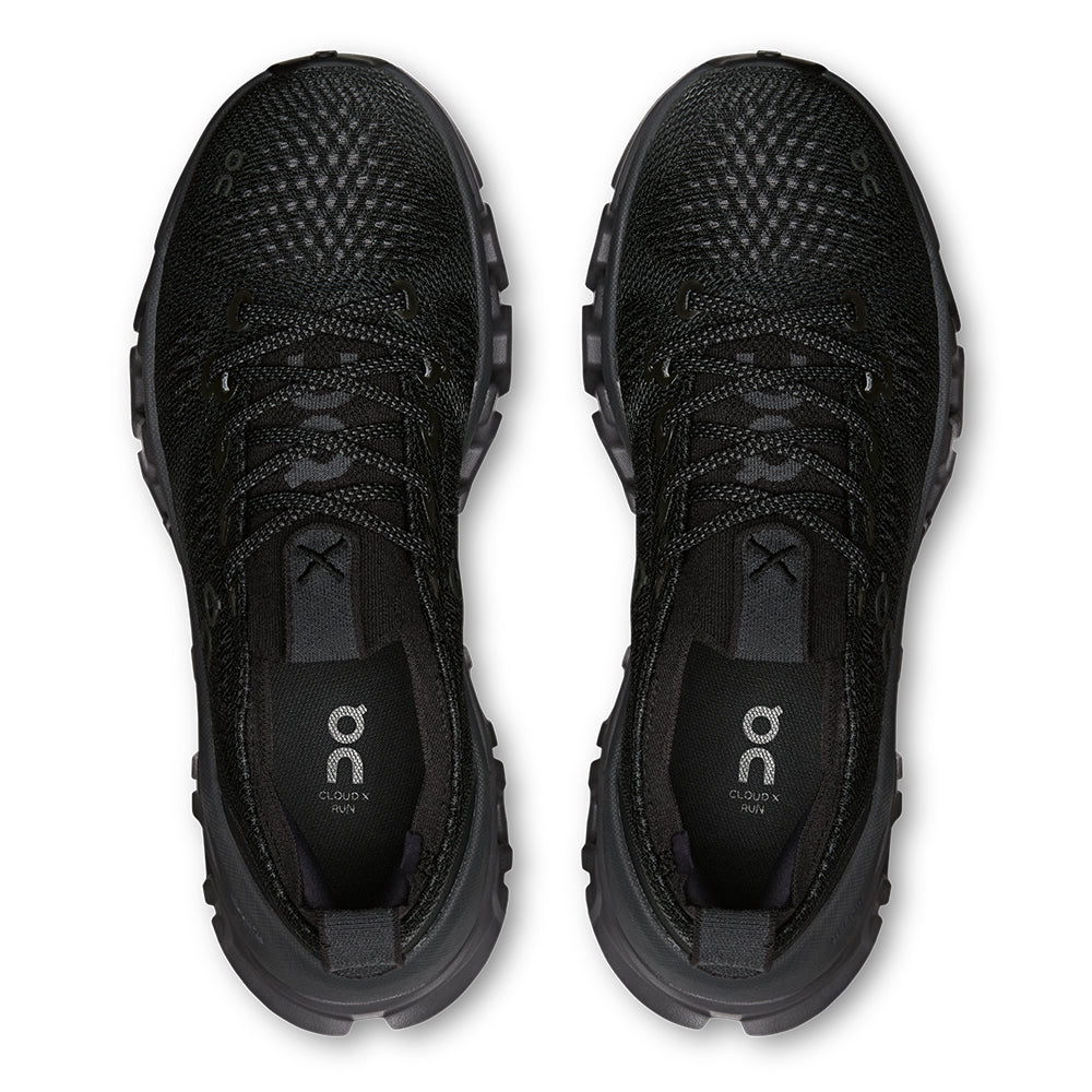 On Women's Cloud X Tempo 1 - BlackToe Running#colour_black-eclipse