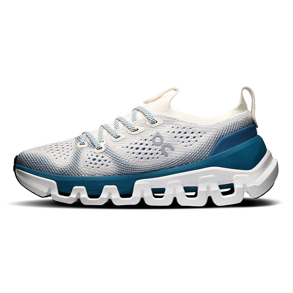 On Women's Cloud X Tempo 1 - BlackToe Running#colour_ivory-storm