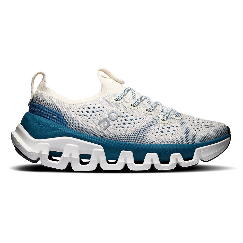 On Women's Cloud X Tempo 1 - BlackToe Running#colour_ivory-storm