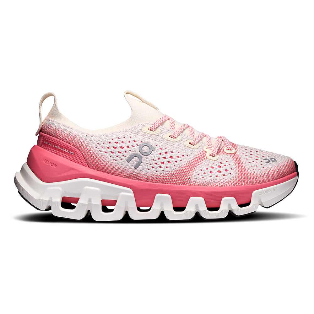 On Women's Cloud X Tempo 1 - BlackToe Running#colour_ivory-camellia