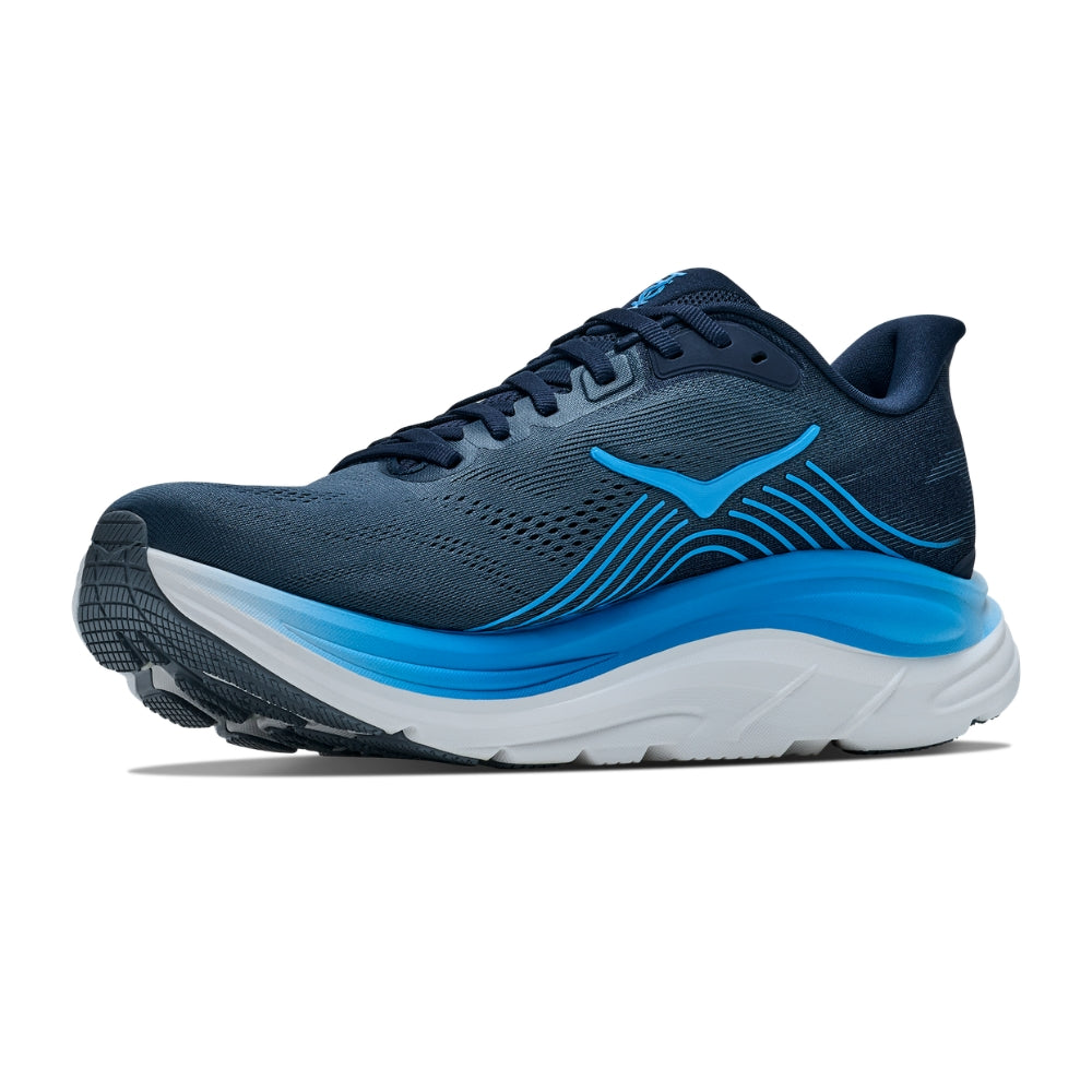 Hoka Men's Clifton 11 - BlackToe Running#colour_varsity-navy-faded-navy