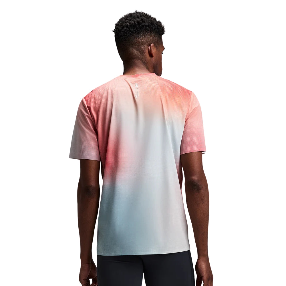 Bandit Running Men's Specter™ Performance Tee with Flopack™ - BlackToe Running#colour_poppy-multi