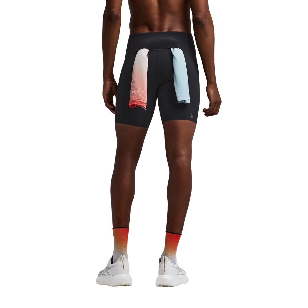 Bandit Running Men's Vanisher™ Quarter Tights - BlackToe Running