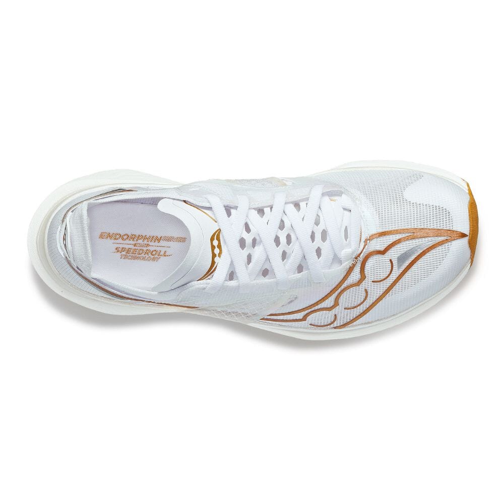 Saucony Women's Endorphin Elite Women's Shoes - BlackToe Running#colour_white-gold