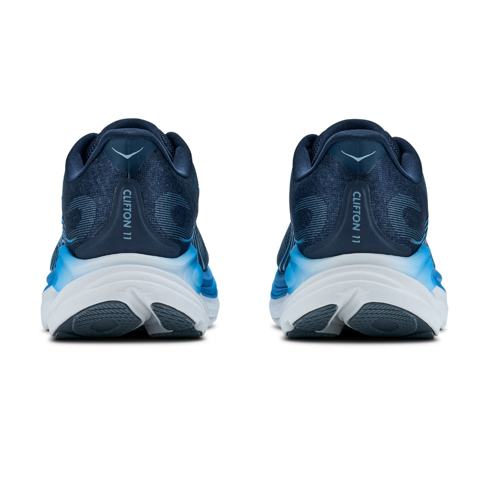 Hoka Men's Clifton 11 - BlackToe Running#colour_varsity-navy-faded-navy
