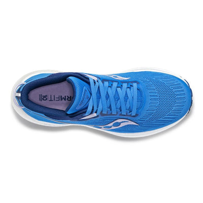 Saucony Women’s Triumph 21 - BlackToe Running#colour_bluelight-mauve