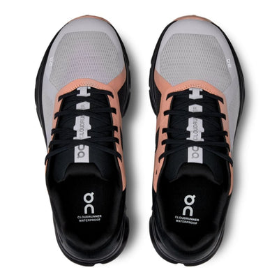 On Running Women's Cloudrunner Waterproof Women's Shoes - BlackToe Running#colour_fade-black