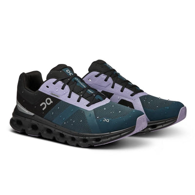 On Running Men's Cloudrunner Waterproof Men's Shoes - BlackToe Running#colour_stone-black