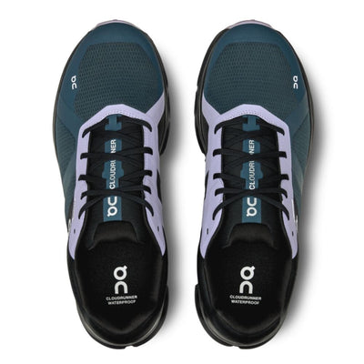 On Running Men's Cloudrunner Waterproof Men's Shoes - BlackToe Running#colour_stone-black