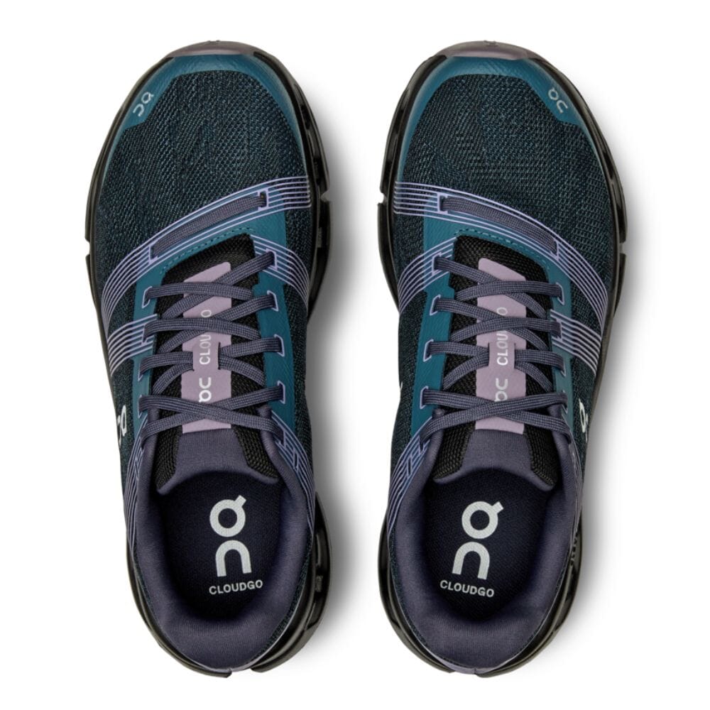 On Running Women's Cloudgo Women's Shoes - BlackToe Running#colour_storm-magnet