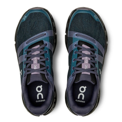 On Running Women's Cloudgo Women's Shoes - BlackToe Running#colour_storm-magnet
