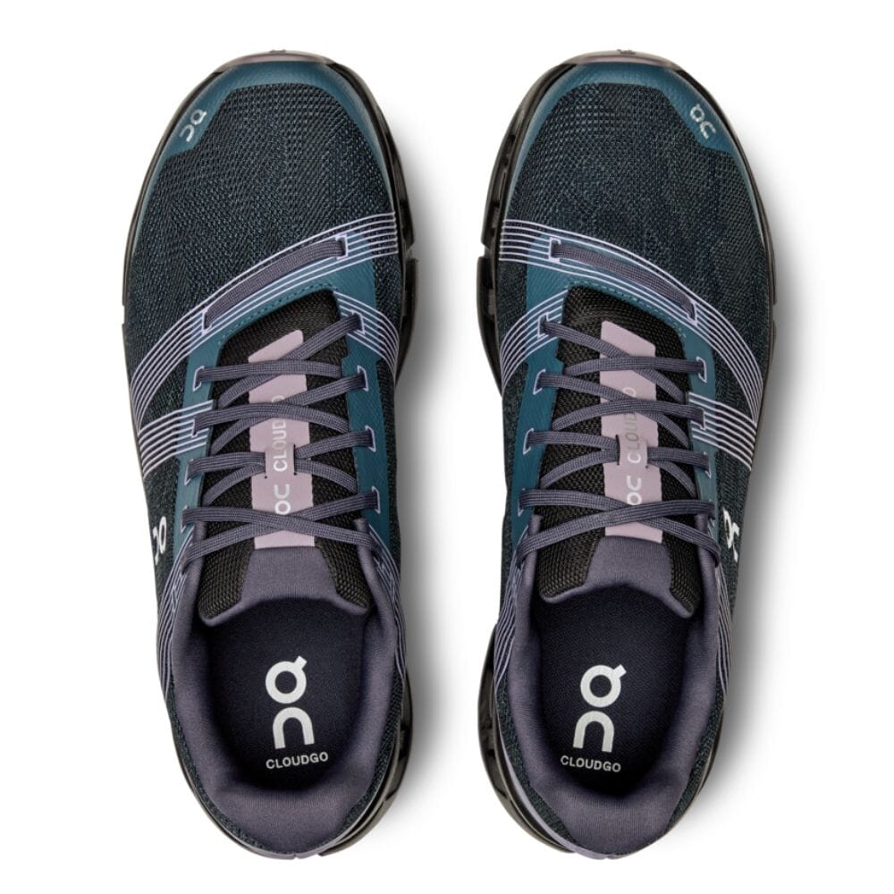 On Running Men's Cloudgo Men's Shoes - BlackToe Running#colour_storm-magnet