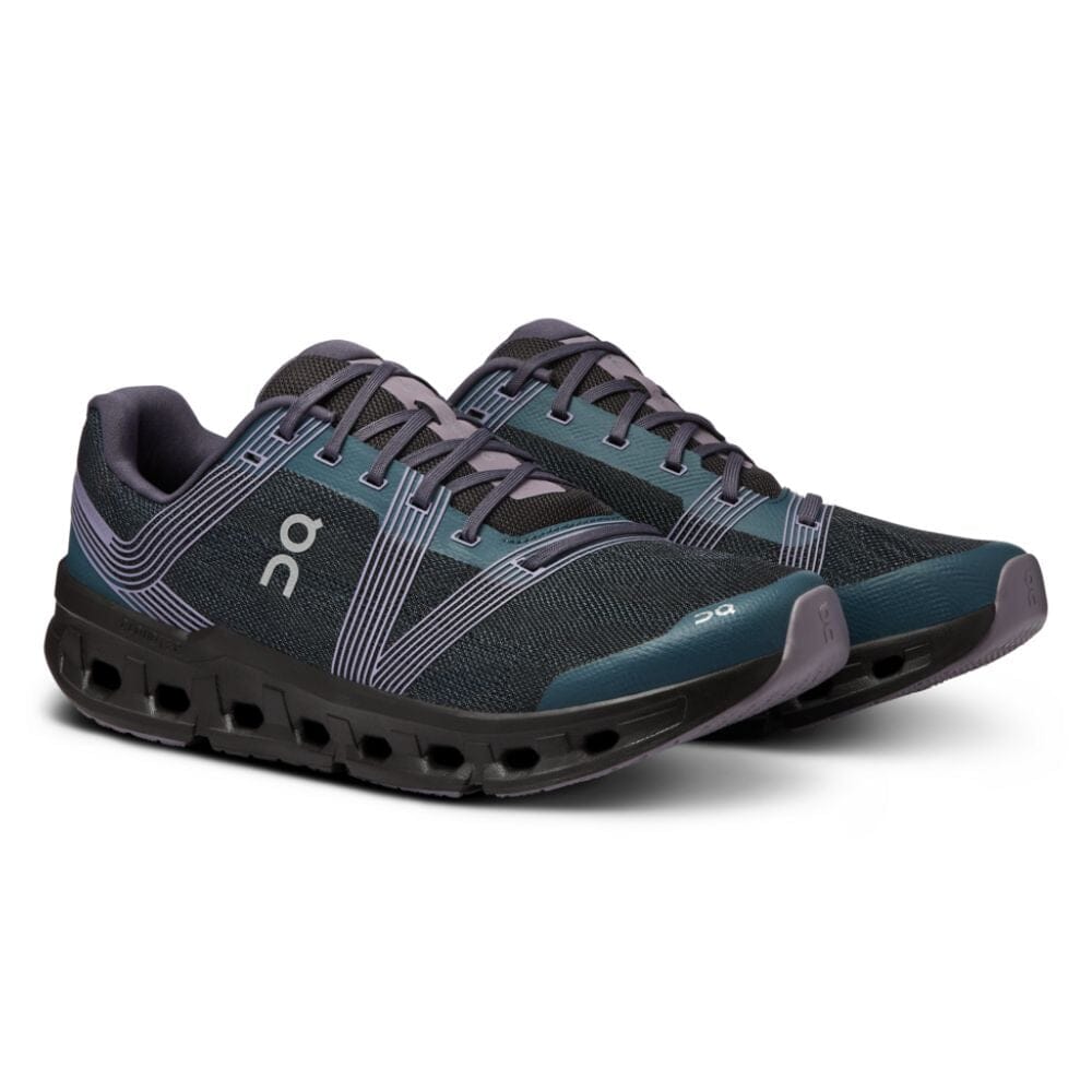 On Running Men's Cloudgo Men's Shoes - BlackToe Running#colour_storm-magnet
