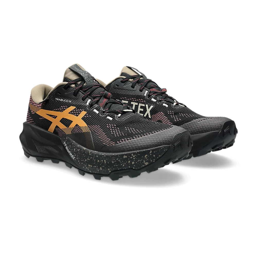 Asics Men's Gel-Trabuco 14 GTX - BlackToe Running#colour_black-brisket-red