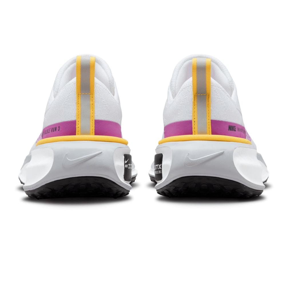 Nike Women's ZoomX Invincible Run Flyknit 3 - BlackToe Running#colour_vivid-white-purple-sulfur