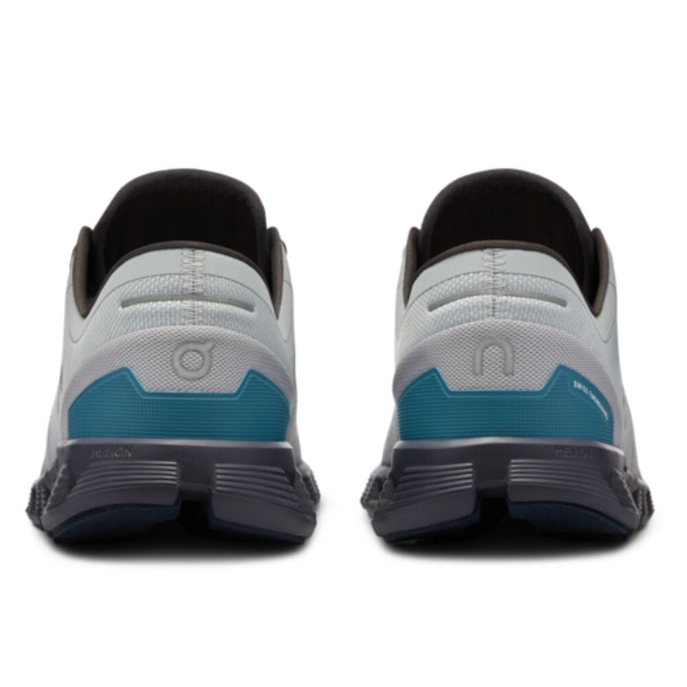 On Running Men's Cloud X 3 Men's Shoes - BlackToe Running#colour_glacier-iron