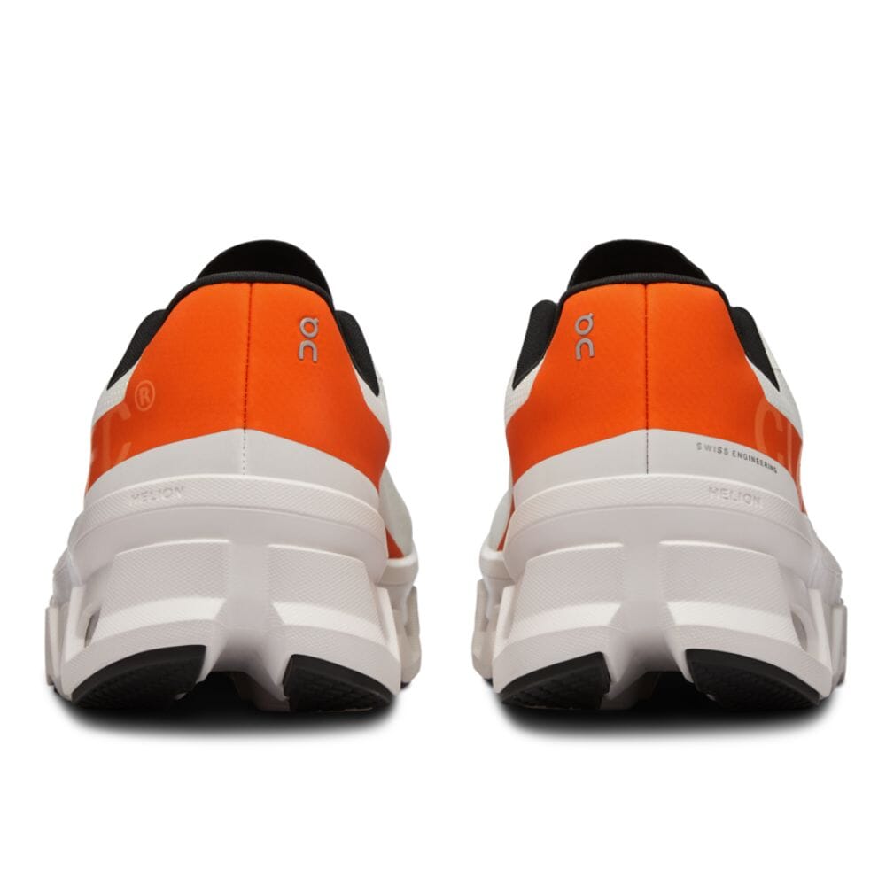 On Running Women's Cloudmonster Women's Shoes - BlackToe Running#colour_undyed-white-flame
