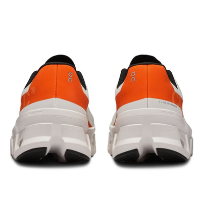 On Running Women's Cloudmonster Women's Shoes - BlackToe Running#colour_undyed-white-flame