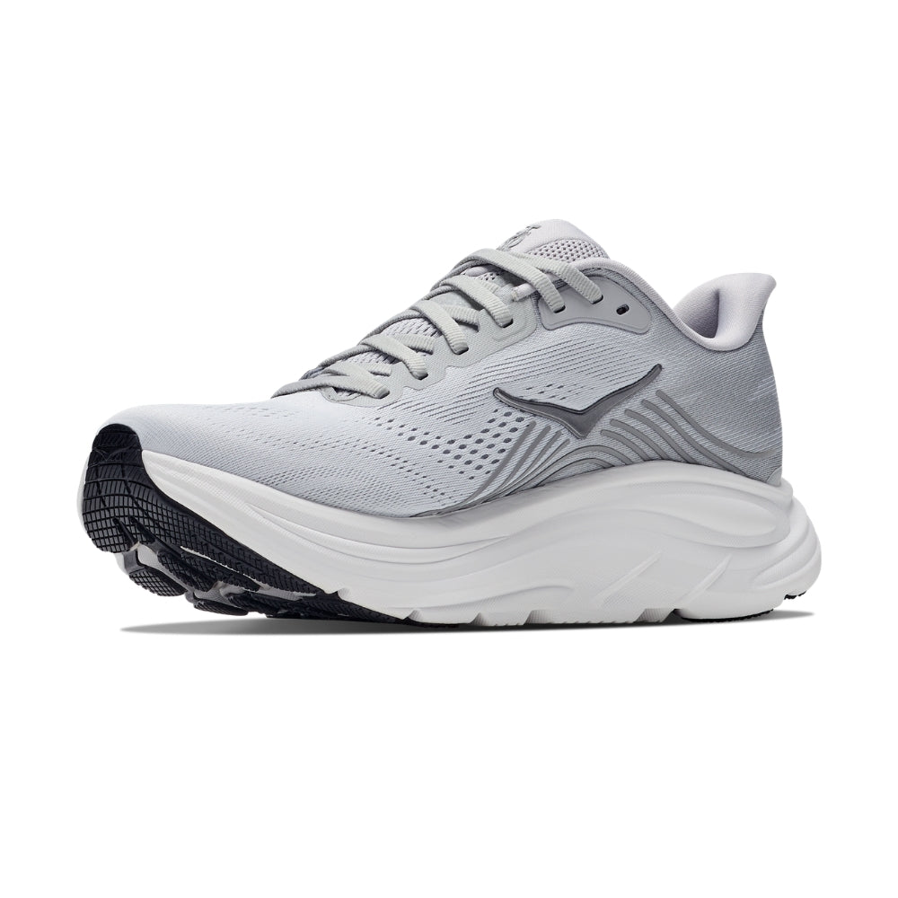 Hoka Women's Clifton 11 wide - BlackToe Running#colour_stardust-silver