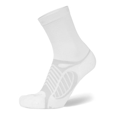 Balega Ultralight Weight Light Cushion Crew Socks - BlackToe Running#colour_white