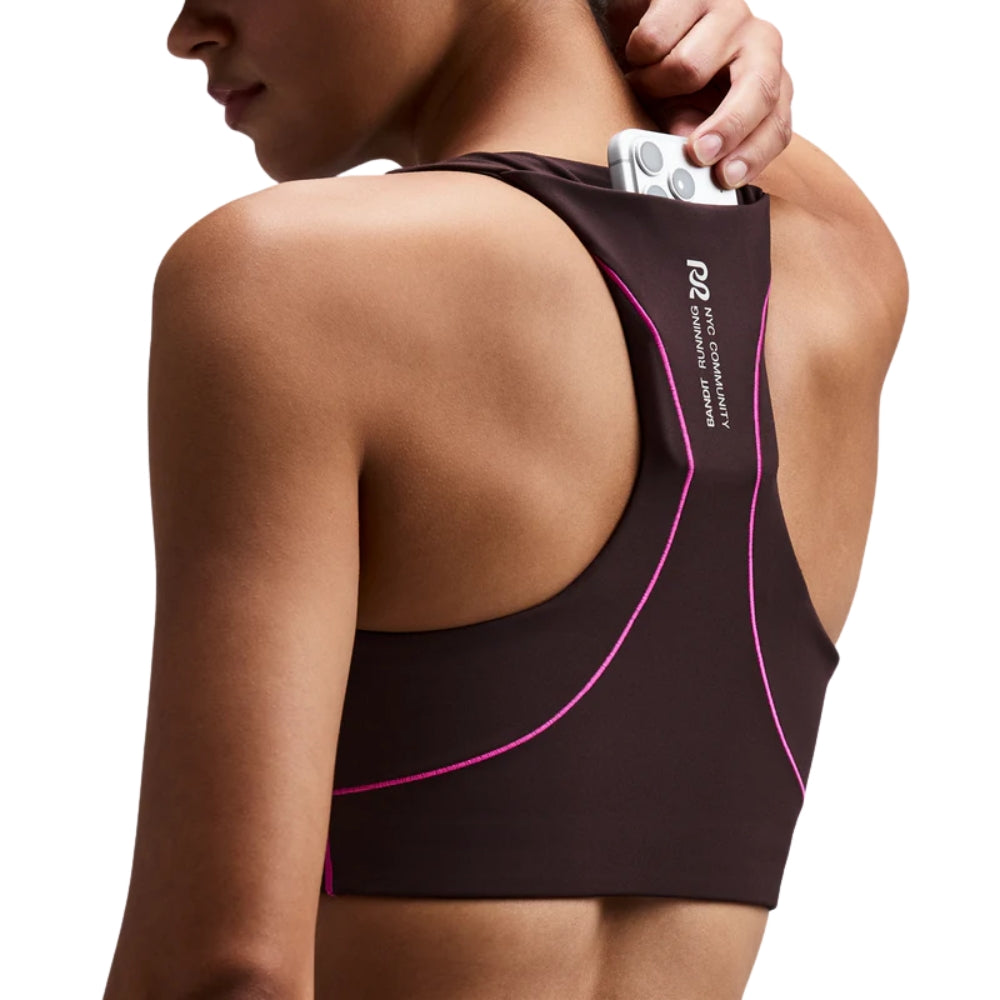 Bandit Running Women's Vanisher™ Pop Stitch™ Arco Run Bra - BlackToe Running