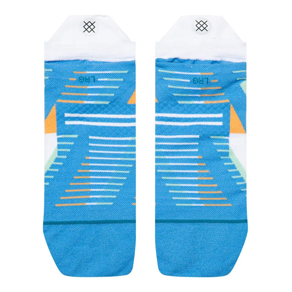 Stance Gamma Ray Ultralight Cushion Tab Socks - BlackToe Running#colour_blue