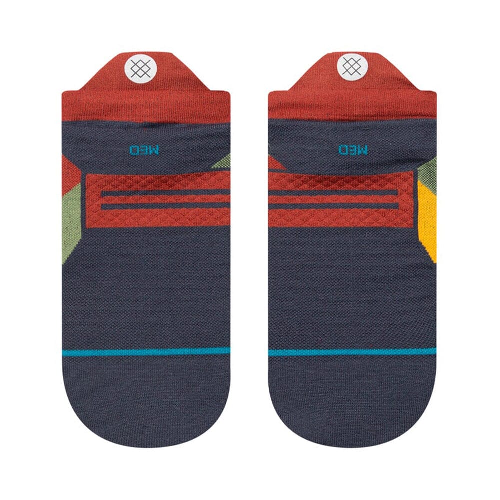 Stance Run A Frame Ultralight Cushion Tab Socks - BlackToe Running#colour_spacedust