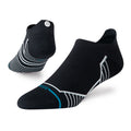 Stance Run Variegated Ultralight Cushion Tab Socks - BlackToe Running#colour_black