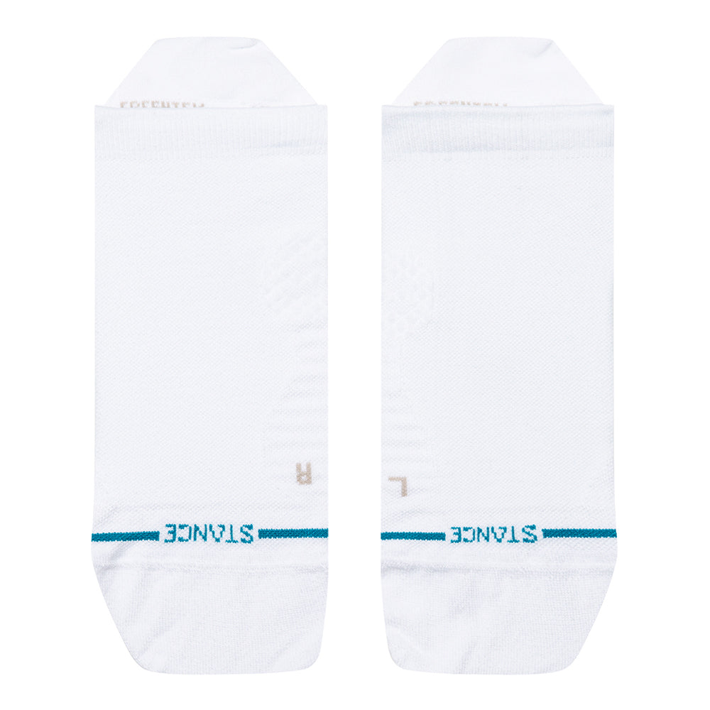 Stance Run Variegated Ultralight Cushion Tab Socks - BlackToe Running#colour_white