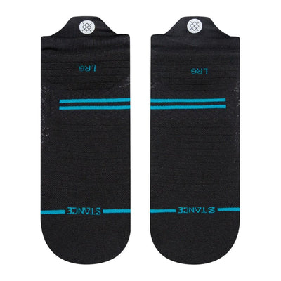 Stance Run Light Cushion Tab Socks - BlackToe Running#colour_black