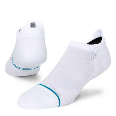 Stance Run Light Cushion Tab Socks - BlackToe Running#colour_white