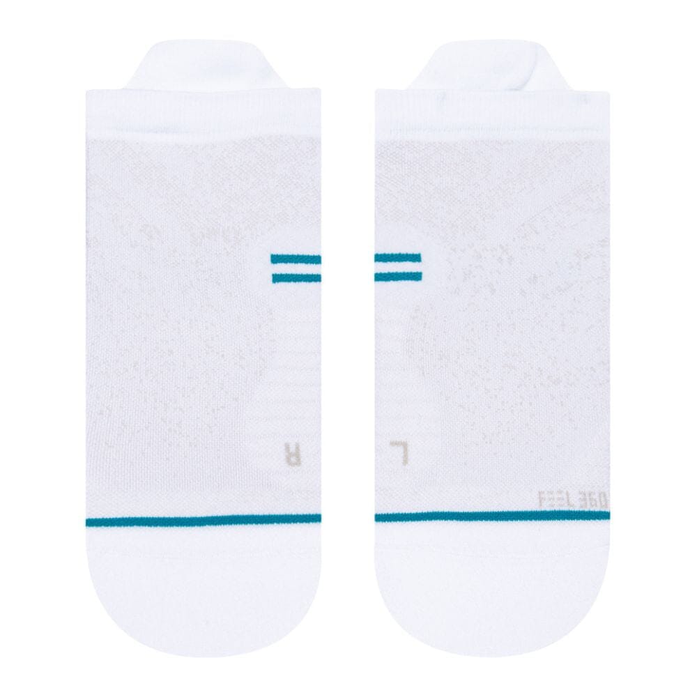 Stance Run Light Cushion Tab Socks - BlackToe Running#colour_white