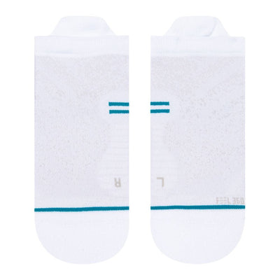 Stance Run Light Cushion Tab Socks - BlackToe Running#colour_white