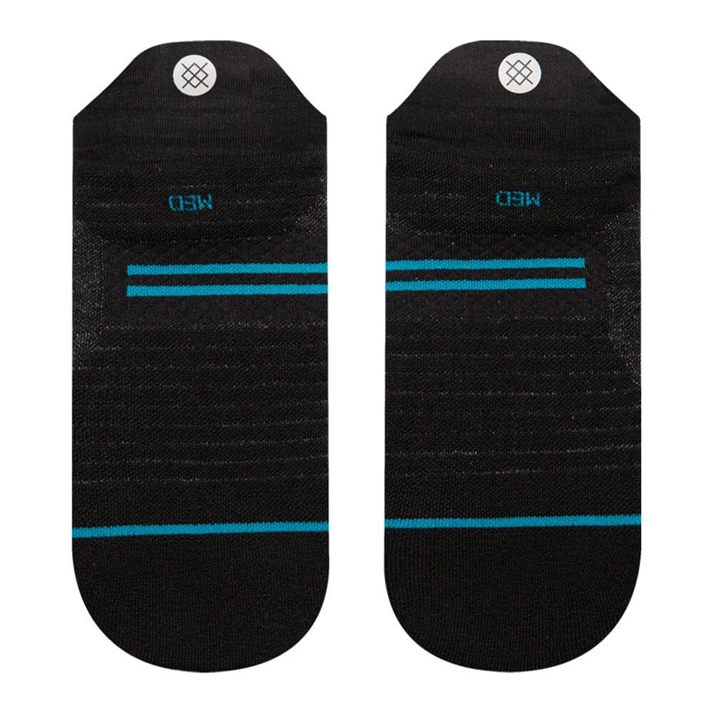 Stance Run Light Cushion Wool Tab Socks - BlackToe Running