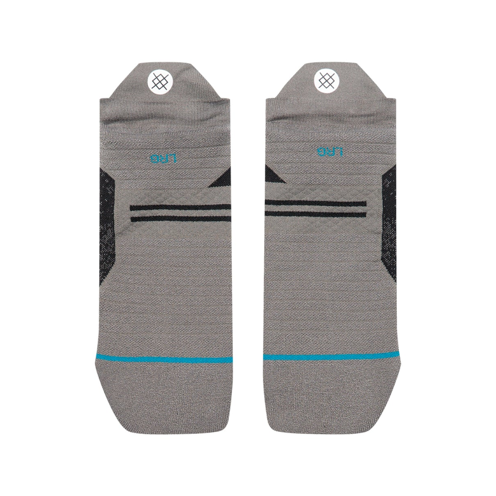 Stance Powder Split Light Cushion Tab Socks - BlackToe Running#colour_black