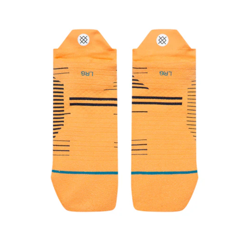 Stance Scanner Light Cushion Tab Socks - BlackToe Running#colour_mango