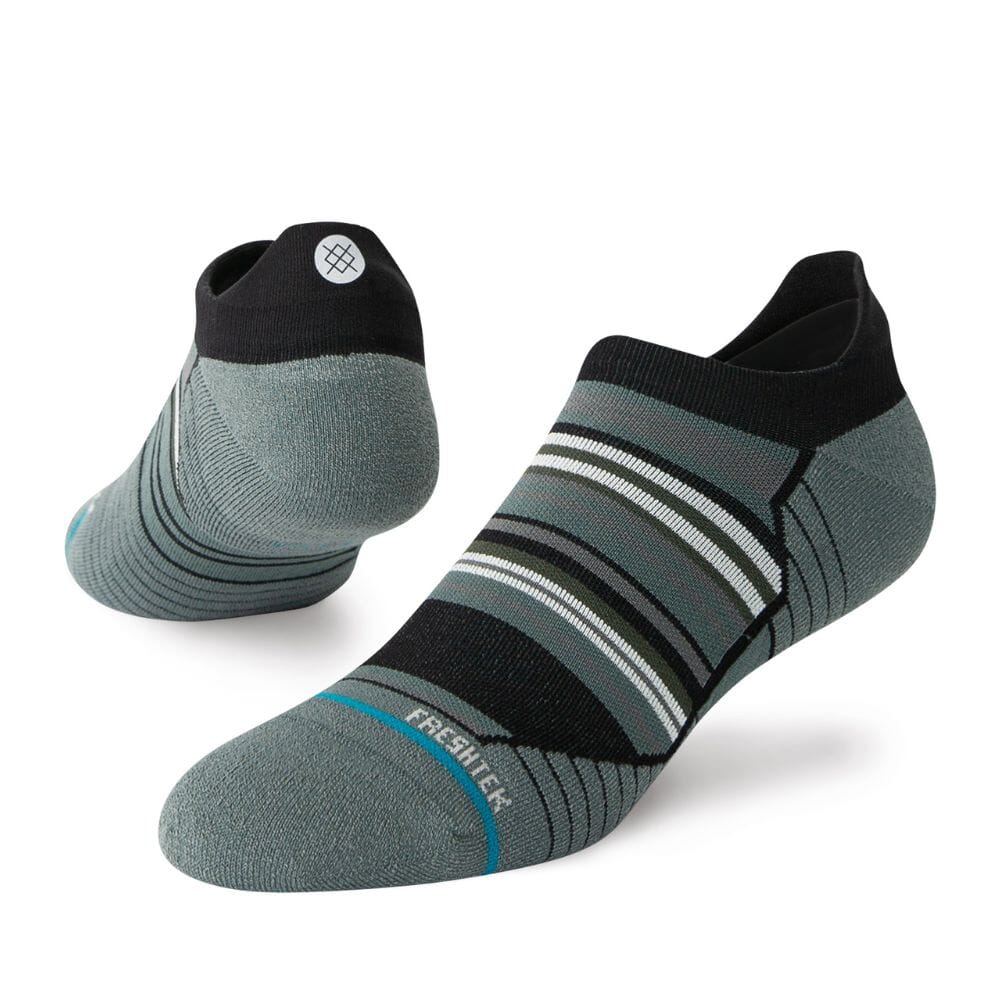 Stance Unisex - Ninedys - Tab - BlackToe Running#colour_black-stripe