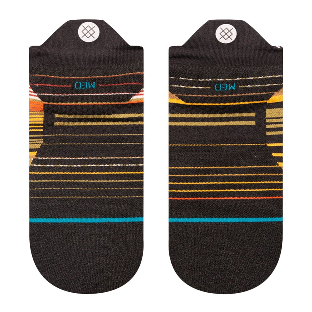 Stance Run Curren Light Cushion Tab Socks - BlackToe Running#colour_olive