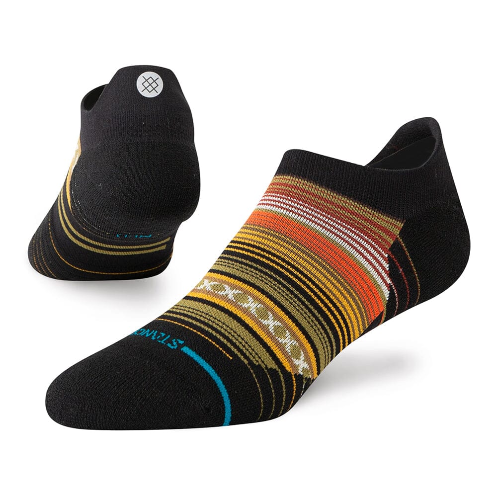 Stance Run Curren Light Cushion Tab Socks - BlackToe Running#colour_olive